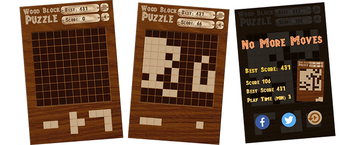 wooden block puzzle game